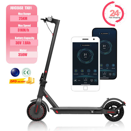 Monopattino Elettrico AOVOPRO TX01 con Motore Potente da 500W, 35KM/H, 45KM di Autonomia, Batteria 42V 14.5AH, Pneumatici da 10 Pollici, Pieghevole Intelligente A1MAX