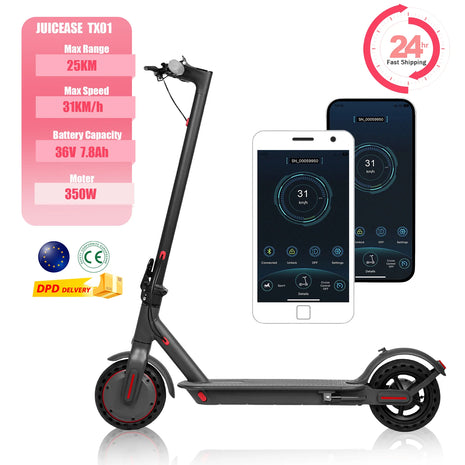 Monopattino Elettrico AOVOPRO TX01 con Motore Potente da 500W, 35KM/H, 45KM di Autonomia, Batteria 42V 14.5AH, Pneumatici da 10 Pollici, Pieghevole Intelligente A1MAX
