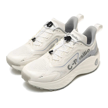 ONEMIX Autunno Inverno Luce 0 Outdoor Shock Assorbibile Leggero Scarpe da corsa da fondo Uomo Antiscivolo Resistente all'usura Arrampicata PlatiNum