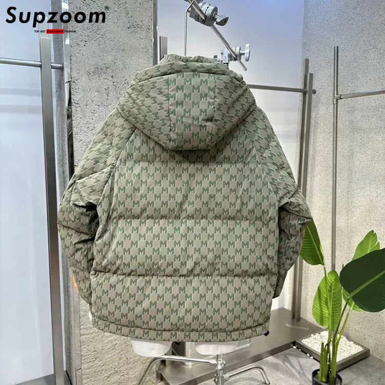 Supzoom New Arrival Top Fashion Logo Male Popular Clothes Thickened Handsome Warm Collar Casual  Winter Down Jackets Men