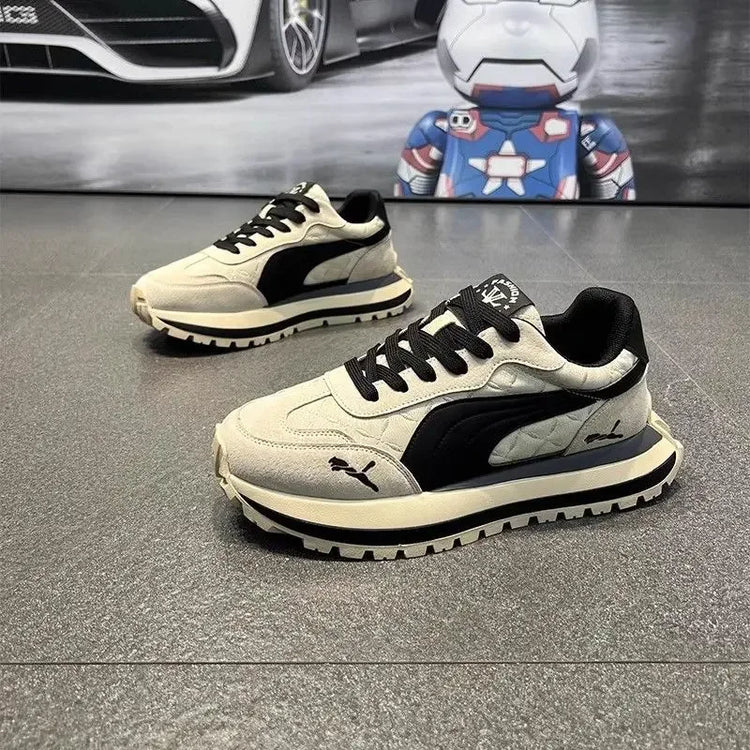 Casual Shoes Men's Sports Shoes Summer Casual Thick Soled Men's Shoes Soft and Comfortable Non-slip Outdoor Fashion Board Shoes