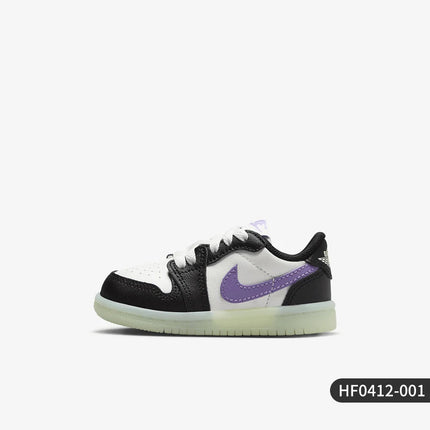 Nike genuine JORDAN 1 Retro Low scarpe casual resistenti all'usura per neonati e bambini HF0412-001 platinumshop