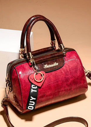 Luxury Design Handbags Shoulder Bags Top Quality PU Leather Women Handbag Classic Crocodile Tote Bag Female Messenger Bag Bolso PlatiNum
