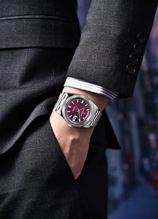 PAGANI DESIGN Nuovo Orologio da Uomo 40mm con Calendario Settimanale, Acciaio Inossidabile, Impermeabile 100M, Vetro Zaffiro AR, Movimento Giapponese di Lusso