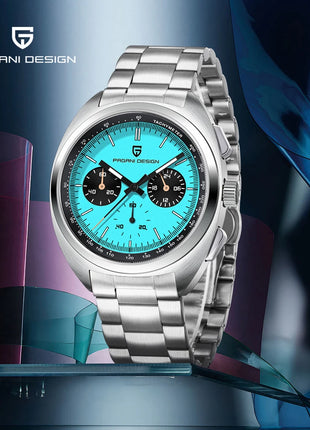 Nuovo Orologio da Uomo PAGANI DESIGN Panda 2026, Orologio al Quarzo Retrò, Cronografo Impermeabile con Vetro Zaffiro AR, Luminoso, Sportivo, in Acciaio Inossidabile