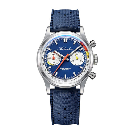 ADDIESDIVE HOT 38mm Men's Watch AD2549 BGW9 Super Luminous Fluorocarbon Rubber 10Bar Waterproof 0S21 Chronograph Quartz Watches
