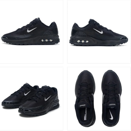 Scarpe da corsa sportive retrò con cuscino d'aria completamente nere Nike Air Max BIA SE da uomo IM5072-001