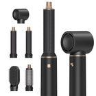 Multi-Functional 5-in-1 Hair Dryer Styler Hot Air Brush Detachable Round Paddle Comb Straighten And Curl Hair Home Styling Tool
