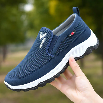 Scarpe da ginnastica da trekking da uomo, scarpe da ginnastica da viaggio ortopediche traspiranti, comode per attività all'aperto, escursioni, passeggiate