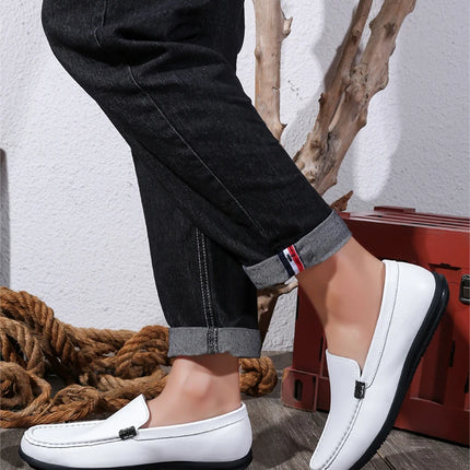 2025 Estate Scava Fuori Penny Mocassini Da Uomo Scarpe Da Barca Traspirante Uomo Mocassini In Pelle Slip On Appartamenti Mens Casual Scarpe Da Guida