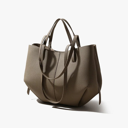 2026 Borse a Mano in Vera Pelle di Prima Qualità per Donna, Borsa a Spalla Grande di Alta Qualità, Borse da Viaggio, Borsa da Viaggio alla Moda per Donna, Marrone
