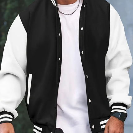 American Men's Personalized Baseball Jersey Autumn and Winter Out Sports Jogging Jacket Korean Fashion Casual Couple Jacket