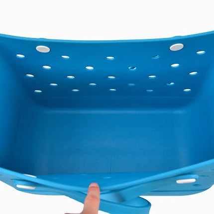 Fashionable Beach Bag, Waterproof Rubber Basket, Large Capacity Summer Shoulder Bag, Travel Bag for Women, Shopping Bags