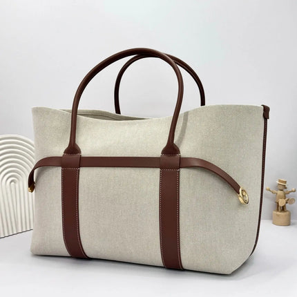 Borsa a Mano da Donna in Vera Pelle di Alta Qualità, Stile Designer, Borsa a Tracolla Oversize con Cinghia Larga, Borsa a Tracolla per Uso Professionale e Quotidiano, Anti-piega, in Pelle Morbida, Adatta per Riunioni Formali