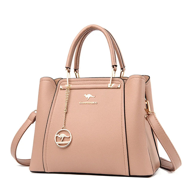 2024 Luxury Women Designer 3 Layers Shoulder Crossbody Sac Ladies Large Capacity Leather Handbags Shopper Brand Messenger Totes PlatiNum