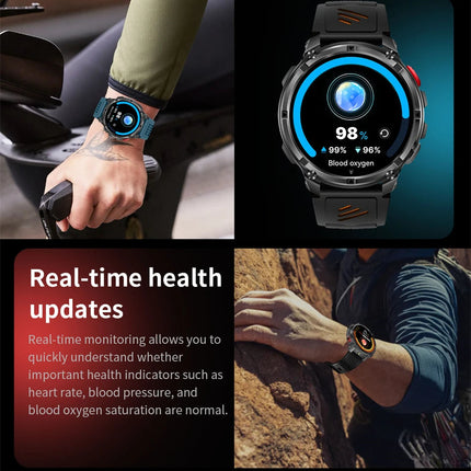 Nuovo T-Rex3 Ultra 1100mAh Batteria Smart Watch GPS Track Bussola IP69K Impermeabile Sport tracker All'aperto Militare Smartwatch platinumshop