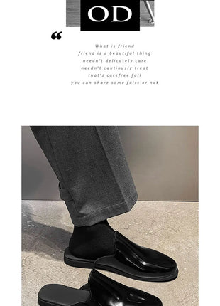 Nuovi Mocassini da Uomo 2026, Scarpe Eleganti di Lusso in Pelle Verniciata, Antiscivolo, per Esterni, Estive, Fatti a Mano