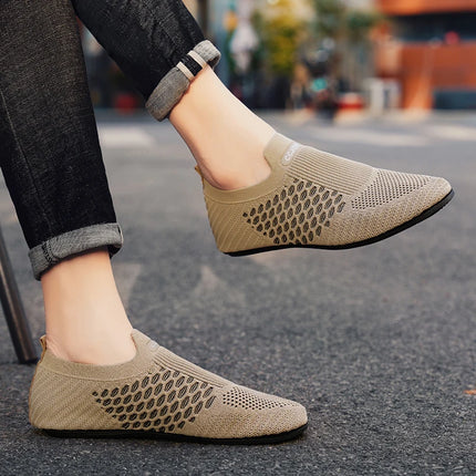YRZL Mocassini da uomo Mocassini da guida Fondo sottile Scarpe basse da passeggio Mocassini casual antiscivolo traspiranti Scarpe estive da uomo