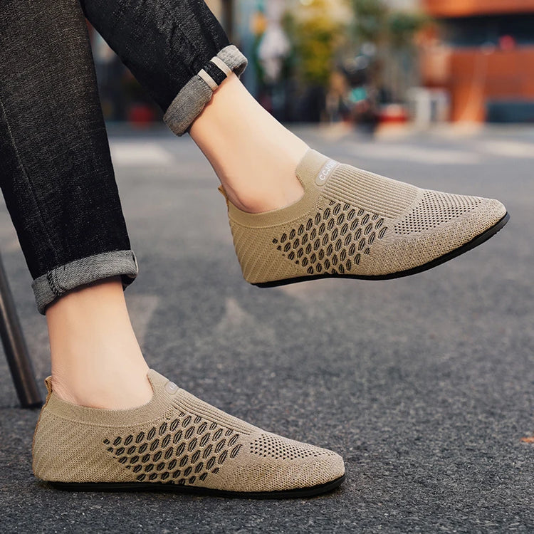 YRZL Mocassini da uomo Mocassini da guida Fondo sottile Scarpe basse da passeggio Mocassini casual antiscivolo traspiranti Scarpe estive da uomo