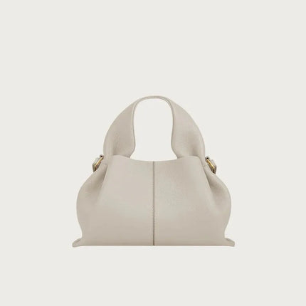 Borsa tote classica in tinta unita da donna, comoda ed elegante, stile vintage