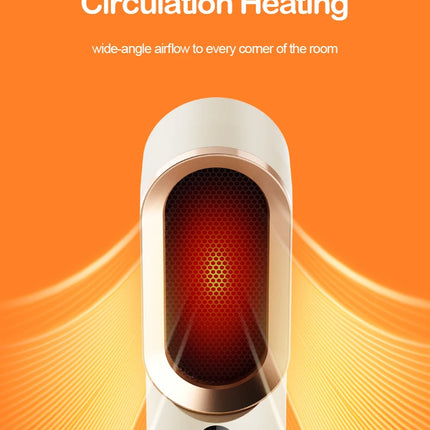 Portable Heater Electric Fan Heater Mini Radiator Desktop Warmer Machine For Winter PTC Ceramic Heating For Home Bedroom Office