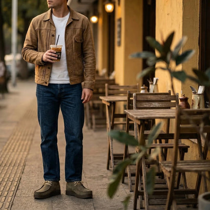 Stivali da Uomo in Pelle Premium Cuciti a Mano, Eleganti Scarpe Mocassino, Stivali Chelsea, Botas Para Hombre, Stivali Chukka