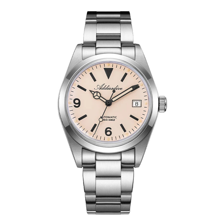 ADDIESDIVE AD2556 36mm Mechanical Automatic Watches Synthetic Sapphire Glass BGW9/C3 Super Luminous 100m Waterproof Men's Watch