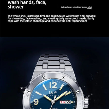 Carnival Brand IW High-End Series Luxury Sapphire Mechanical Watch Men 50M Waterproof Imported Movement Automatic Watches Mens