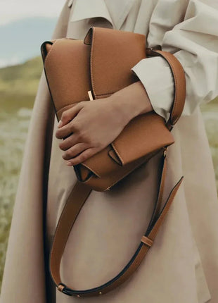 Elegante Borsa in Pelle di Lusso con Pieghe a Fisarmonica per Donne, Stile Commuter di Alta Gamma, Interno Spazioso, Borsa Alla Moda per Uso Quotidiano