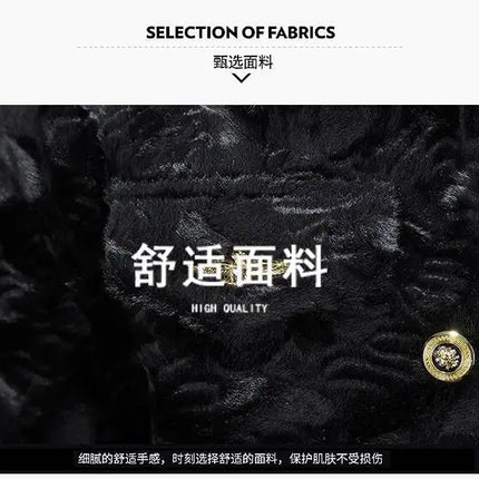 Winter Men Gold Mink Fur Thickened Sheepskin Water-Repellent One-Piece Collar Coat Mens Wool Trench Coat Manteau Homme Hiver