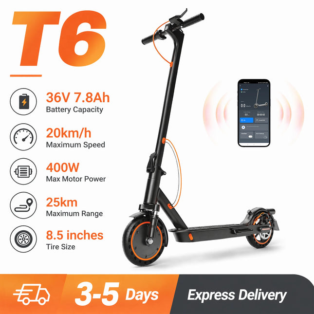 Monopattino elettrico per adulti TODIMART, monopattino elettrico urbano, motore 350W, batteria 36V, monopattino pieghevole, velocità 24 km/h, autonomia 20-30 km, monopattino elettrico urbano, 3 velocità regolabili