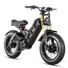 【Ultimo Modello 2026】eAhora-Romeo ll Bicicletta Elettrica 2500W Doppio Motore Batteria al Litio 52V60AH Bici Elettrica Fuoristrada Freni Idraulici Doppi e-bike