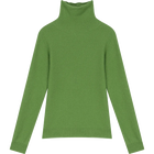 ELF SACK 2025 Winter New Solid Color Turtleneck Sweater Women, Romantic Cottagecore Fitted Long Sleeve Wool Blend Pullover PlatiNum