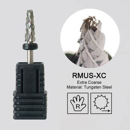 Carbide Large Cone Nail Drill Bits Electric Milling Cutter For Gel Polish Removal Grinding DIY Home Salon Manicure Pedicure Nail Art Accessories Supplies