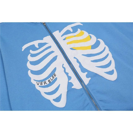 New Hoodies Women Vrouwen Gothic Zwart Zip Up Oversized Sweatshirt Dames Retro Harajuku Capuchon Streetwear Tops