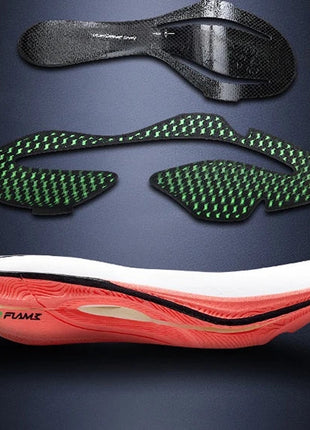 361 Degrees FLAME 3.0 Men Women Running Shoes Carbon Plate Racing Rebound Stable Breathable Wear-resistant Sneakers 672412207 PlatiNum