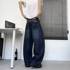 Jeans Estivi da Uomo Y2K Streetwear, Pantaloni Hip Hop alla Moda, Jeans American Goth con Stampa di Lettere, Pantaloni Larghi in Denim