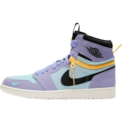 Scarpe da ginnastica Nike originali Air Jordan 1 con cerniera alta da uomo CW6576-500 platinumshop