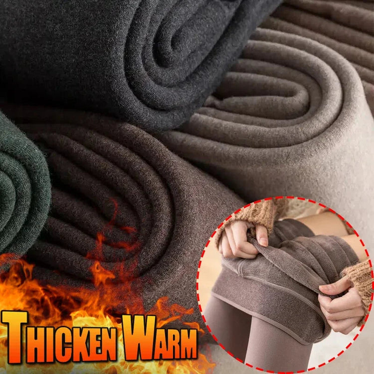 Fleece Lined Tights Women Winter Thermal Leggings Polar Skin Black Opaque Stockings Thick Warm Pantyhose Colorful Leg Warmers PlatiNum