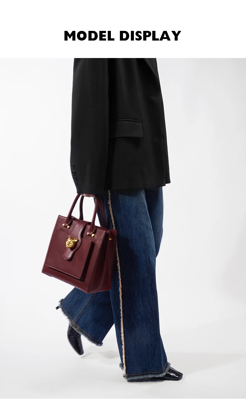 BAFELLI Borsa da donna in pelle di lusso 2025 Nuovo modello Borsa a tracolla portatile multi-scomparto di grande capacità Pendolari di moda