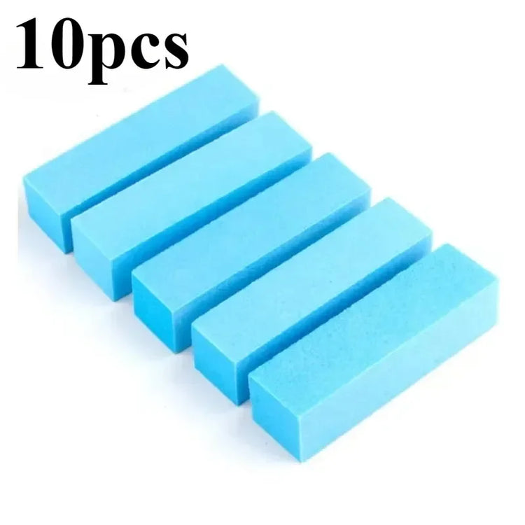 5/10/15/20Pcs Nail Buffer Professional Nail File Polisher Block Manicure Pedicure Files Sanding Polishing Sponge Nail Art tools 2028