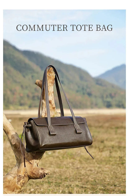 2025 nuova borsa a tracolla da donna in vera pelle borsa di lusso in pelle bovina di grande capacità borsa baguette rossa vino a striscia lunga femminile