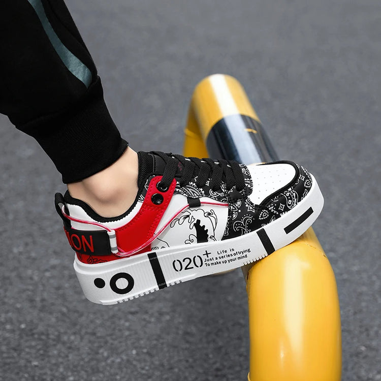 Youth Board Shoes 2025 New Men Women Parent Child Sports Shoes Fashionable Thick Sole Non-slip Casual Walking Shoes Size 31-44