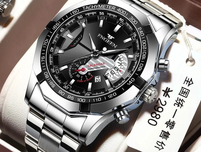2024 Top Brand di Lusso Orologio di Moda Casual Militare Al Quarzo Sport Orologio Da Polso In Acciaio Pieno Impermeabile Orologio da Uomo Relogio Masculino platinumshop