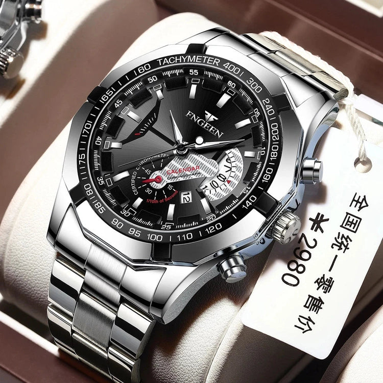 2024 Top Brand di Lusso Orologio di Moda Casual Militare Al Quarzo Sport Orologio Da Polso In Acciaio Pieno Impermeabile Orologio da Uomo Relogio Masculino platinumshop