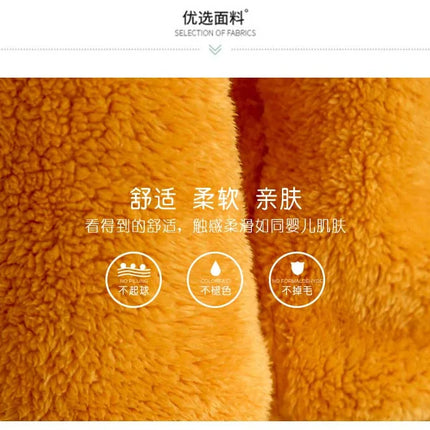 2024 New Plush Pajamas Set for Women Thick Hooded Women 2 Piece Clothes Set Cute Rabbit Women Pyjamas Coral Fleece Warm Homewear