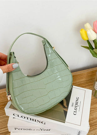 Fashion Stone Pattern Shoulder Bag Women'S Small Handle Underarm Bag Clutch Luxury Women'S Handbag Tote Bag Mini Dumpling Bag PlatiNum
