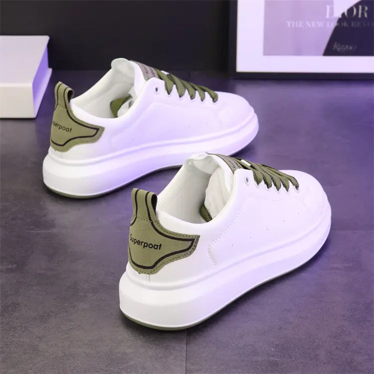 New Luxury Design Sneakers For Men Fashion White Board-shoe Soft Women Walking Shoes Running Shoes Couples Sneakers Tennis Shoes