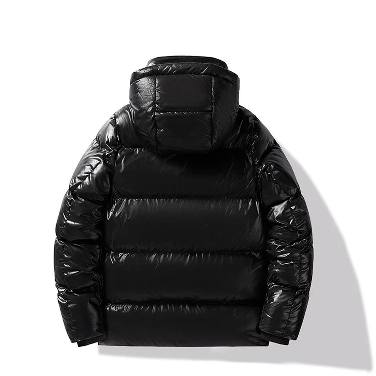 Winter Black All-match Men Parkas Coats with Hood Comfortable Warm Male Clothing Solid Color Thicken Cotton Jackets High Quality
