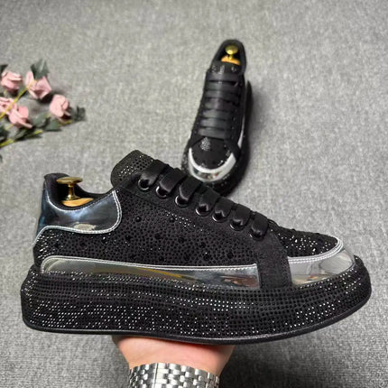2026 spring and autumn new trendy brand low-top hot diamond board shoes men's lace-up versatile sports dad shoes